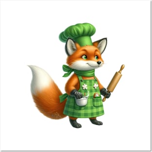 St Patricks Fox Posters and Art